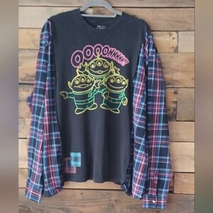 Upcycled Graphic Long Sleeve Shirt